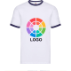 Camiseta manga corta bicolor ringer Fruit Of The Loom 165 blanco/marino