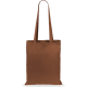 Bolsa de tela de algodón personalizada alta calidad 140 g/m² marron