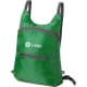 Mochila plegable ecológica de poliéster 201d RPET verde
