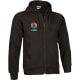 Sudadera con capucha y cremallera entera ride Valento 320 negro