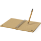 Set ecológico libreta y bolígrafo de bambú 22,5x21,5 cm