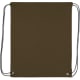 Mochila gymsack personalizada de poliéster 210T marron