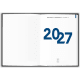 Agenda semana vista 2027 de RPET con funda 17.5 x 24.5 cm