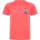 Camiseta técnica personalizada running Montecarlo Roly 140 coral fluor
