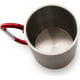 Taza de acero inox.y mosquetón personalizable por 1 cara (210 ml)