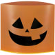 Vela decorativa de halloween para merchandising naranja