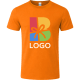 Camiseta personalizada tubular 100% algodón ring spun  Epika 150 naranja