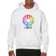 Sudadera con capucha heavy blend Gildan 270 blanco