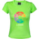 Camiseta técnica diseño de panal en espalda de mujer Tecnic Rox 135 verde claro