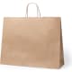 Bolsa de papel para personalizar reciclable 41 x 32 cm natural
