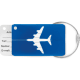 Identificador de maletas en PVC azul royal