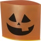 Vela decorativa de halloween para merchandising
