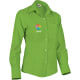 Blusa manga larga oxford  de mujer ceremony Valento 170 verde manzana