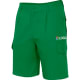 Bermudas multibolsillos con pinzas Velilla verde