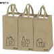 Set 3 bolsas reciclaje fabricadas en RPET