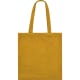 Bolsa publicitaria de poliéster tipo pana y asas reforzadas 260 g/m² amarillo mostaza