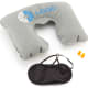 Set almohada, antifaz, tapones para los oídos gris