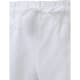 Pantalón blanco con cintas 100% algodón Velilla blanco