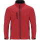 Chaqueta soft shell triple capa resistente RPET impermeable 340gsm Grifter rojo