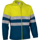 Forro polar reflectante Airport Valento amarillo fluor/azul marino