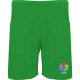 Pantalón corto deportivo de niño Dortmund Roly verde helecho