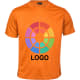 Camiseta técnica personalizada diseño de panal en espalda Tecnic Rox 135 naranja