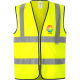 Chaleco reflectante en torso y hombros Velilla amarillo fluor