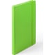 Libreta personalizada con banda elástica y marcapáginas 21 x 14.7 cm verde claro