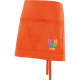 Delantal de camarero con bolsillo de 3 compartimentos Subirat Velilla marron caldero