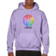 Sudadera con capucha heavy blend Gildan 270 orquidea