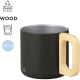 Taza acero inox reciclado de doble pared personalizada a 1 cara (400 ml)