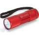 Linterna con 9 LEDs. rojo