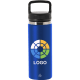 Bidón térmico personalizado con asa funcional (550 ml) azul