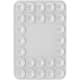 Soporte magnético silicona con ventosa smartphone blanco