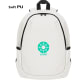 Mochila personalizada blanca de suave PU acolchada para portátil 15'