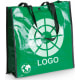 Bolsa ecológica personalizada reciclable y biodegradable verde