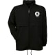 Impermeable con forro interior windbreaker B&C negro
