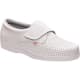 Zapato antibacteriano con cierre de velcro y ecológico 1900 Dian blanco