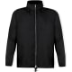 Impermeable de poliester con capucha Garu negro