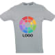 Camiseta manga corta de alta calidad imperial Sols 190 gris marengo