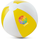Balón de playa personalizado bicolor de Ø 21 cm aprox. amarillo