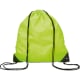 Mochila gymsack personalizada de poliéster 210T verde lima