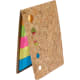 Bloc de notas adhesivos de corcho con 100 adhesivas