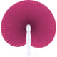 Pai pai publicitario plegable de papel de colores fucsia