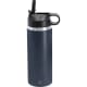Bidón térmico acero inox reciclado con pajita y asa personalizado (500 ml)
