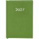 Agenda día página 2027 de polipiel 15 x 21 cm verde
