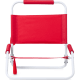 Silla plegable personalizada poliéster con espuma acolchada rojo