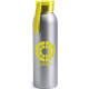 Botella de agua de aluminio con acabado plateado (650 ml)