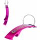 Llavero abridor de aluminio ideal para grabar tu logo fucsia