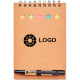 Libreta eco con notas adhesivas y bolígrafo 13 x 9 cm beige